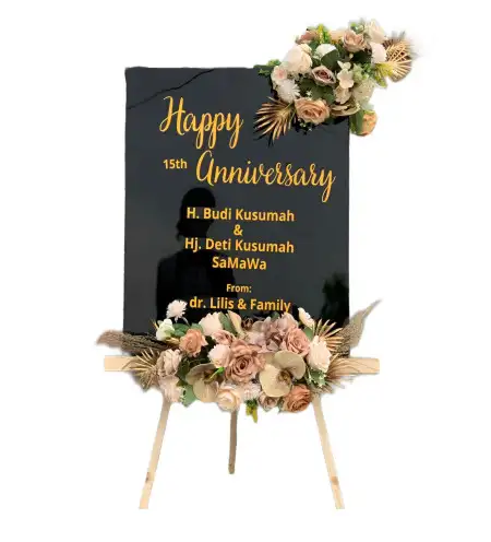 Papan Bunga Akrilik Trisono